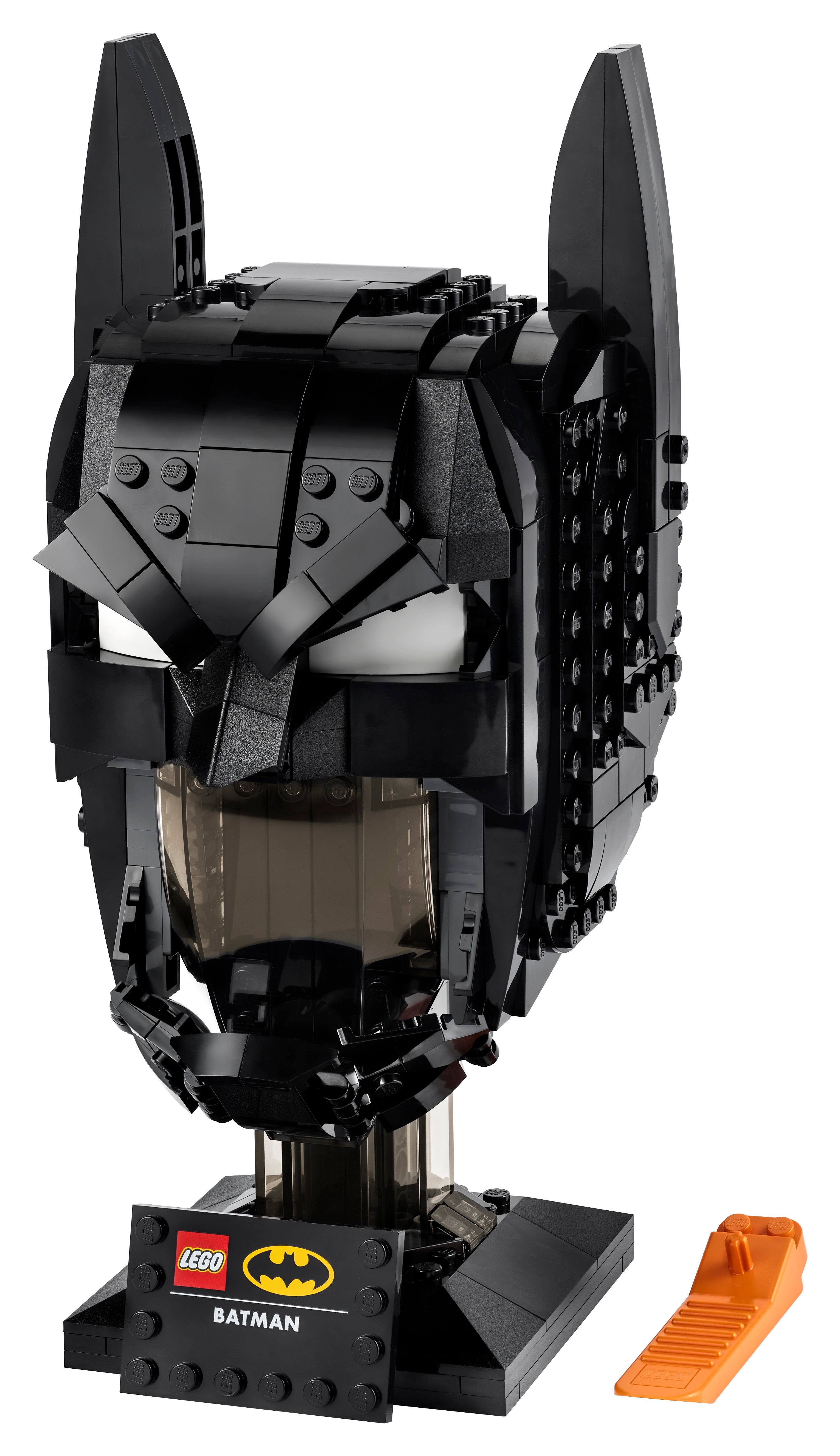 Lego Batman Head x 1 Black Super Hero Head for Minifigure 